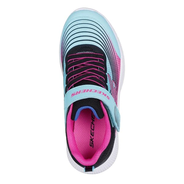 Skechers Barn Microspec Mesh-träningsskor 9 UK Barn Marinblå Navy/Multicoloured 9 UK Child