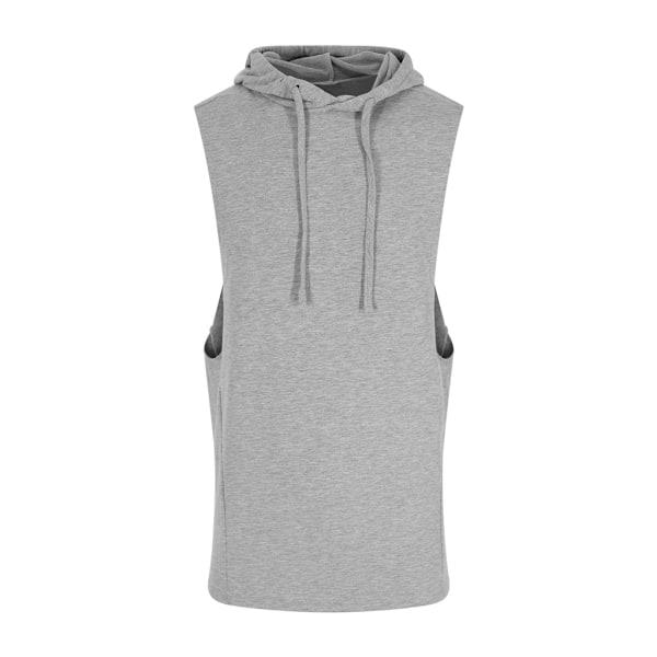 AWDis Unisex Just Cool Urban Sleeveless Muscle Hoodie XL Sport Grey XL