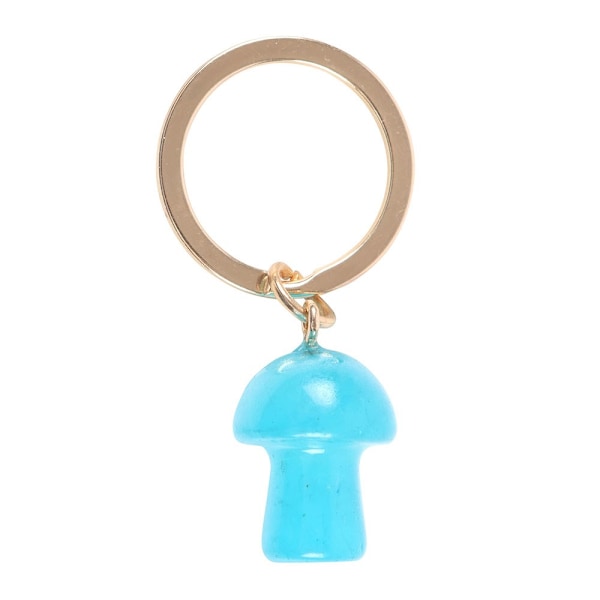 Something Different Aura Svamp Kristall Nyckelring One Size Blå Blue One Size