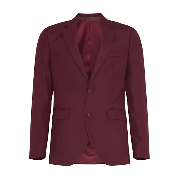 Burton Herr Slim Kostymjacka 44R Burgundy Burgundy 44R