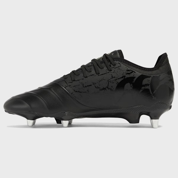 Canterbury Phoenix Genesis Pro läder rugbystövlar för män 7 UK Bl Black/Gravity Grey 7 UK