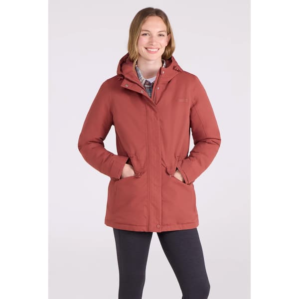 Mountain Warehouse Dam/Dam Maple Vattentät Vadderad Jacka Rust 8 UK