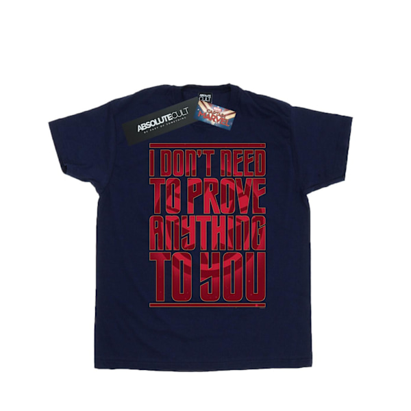 Marvel Herr Captain Marvel Prove Anything T-shirt 4XL Marinblå Navy Blue 4XL