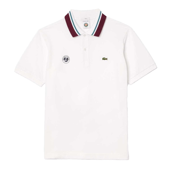 Lacoste Unisex Vuxen Roland Garro Edition Sport Umpire Pikétröja White XS