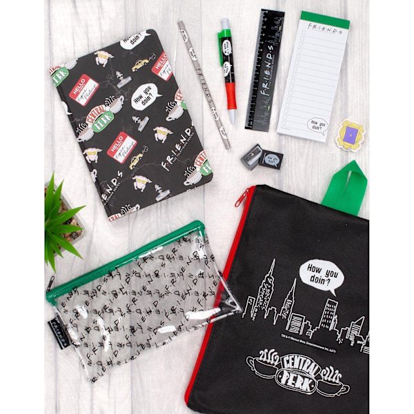 Friends Bumper Stationery Set (8-pack) One Size Svart Black One Size