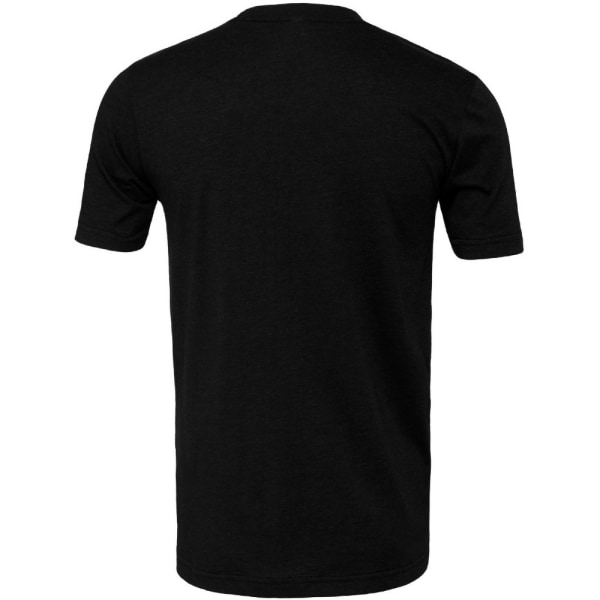 Canvas unisex jersey T-shirt med rund hals / kortärmad herr T-Sh Black S