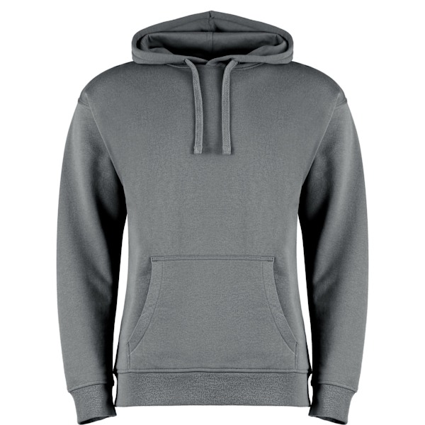 Kustom Kit Herr Hoodie XS Gråmelerad Grey Heather XS