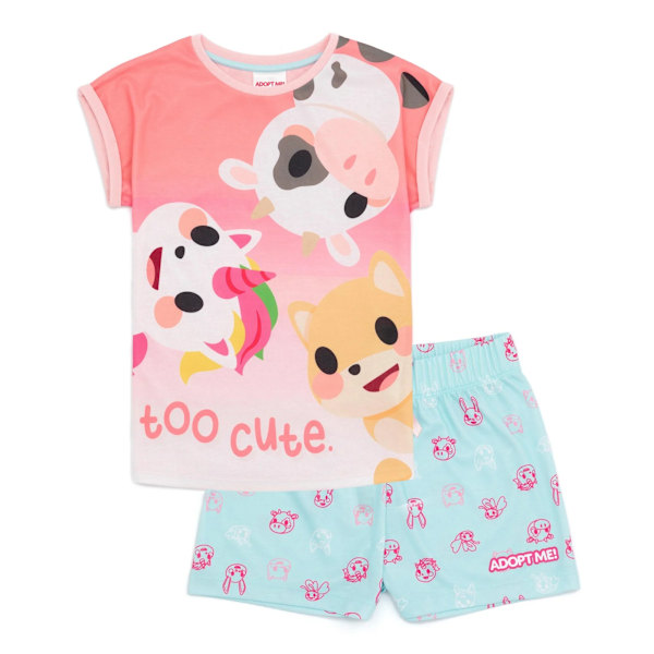 Adopt Me Barn/Barn Pyjamas Set 4-5 År Rosa/Blå Pink/Blue 4-5 Years