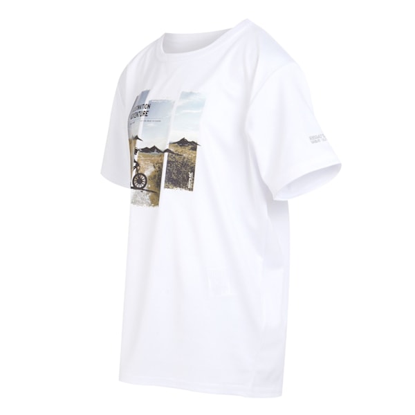 Regatta Barn/Kids Alvardo VIII Cykling T-shirt 7-8 År Vit White 7-8 Years