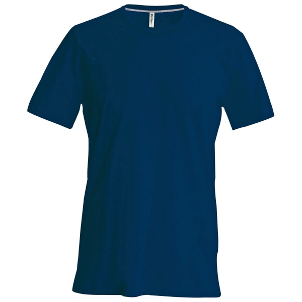 Kariban Mens Slim Fit Kortärmad T-shirt med rund hals XL Marinblå Navy XL
