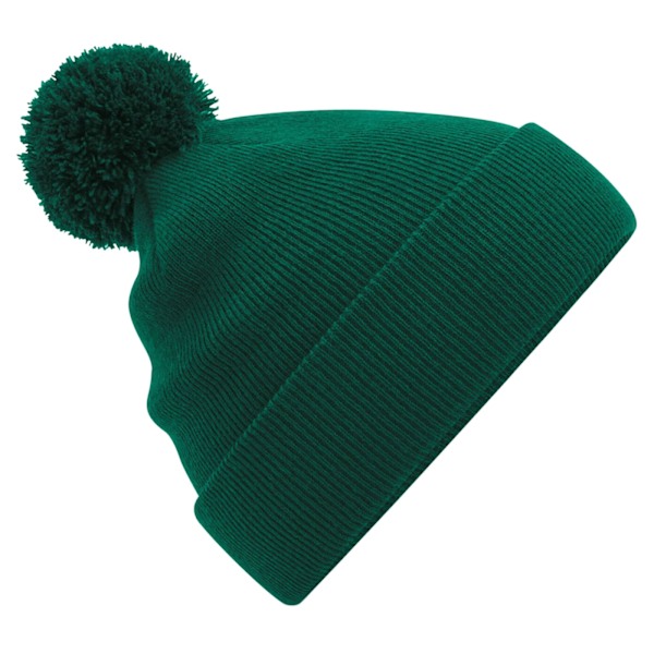 Beechfield Original Pom Pom Beanie One Size Bottle Green Bottle Green One Size