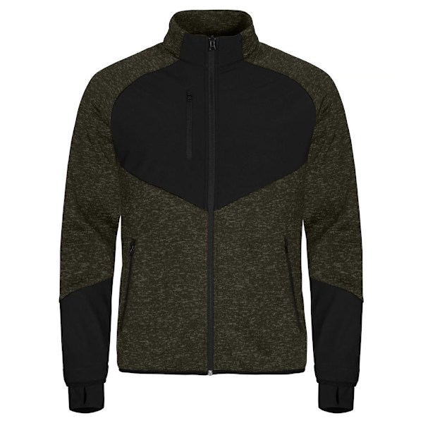 Clique Haines Fleecejacka för Herr XL Dimgrön/Svart Fog Green/Black XL
