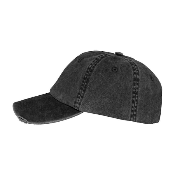 Native Spirit Unisex Vuxen Destroy Cap One Size Washed Black Washed Black One Size