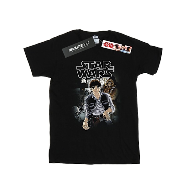 Star Wars Boys Han And Chewie Anime T-Shirt 12-13 År Svart Black 12-13 Years