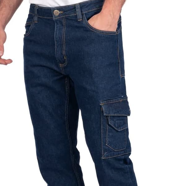 Lee Cooper Denim Stretch Jeans för Herr 34R Ljusblå Light Blue 34R