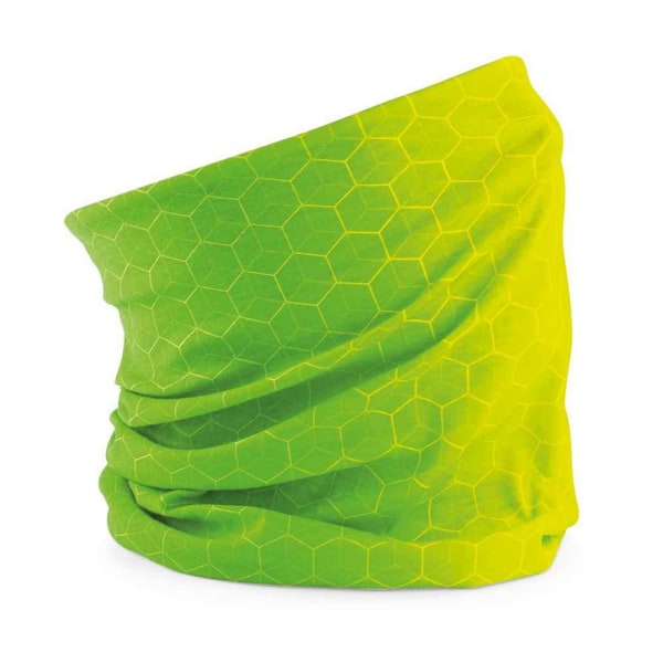 Beechfield Unisex Adult Morf Geometric Snood One Size Lime Lime One Size