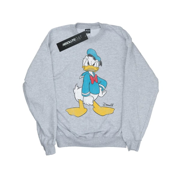 Disney Girls Donald Duck Arg Sweatshirt 9-11 år Sport Gre Sports Grey 9-11 Years