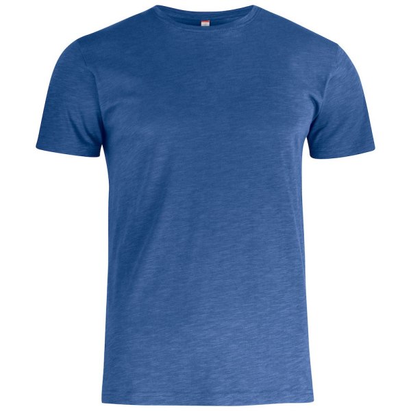 Clique Mens Slub T-Shirt XXL Blue Melange Blue Melange XXL