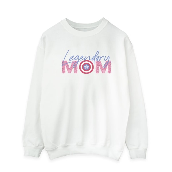 Marvel Mens Avengers Captain America Mum Sweatshirt S Vit White S