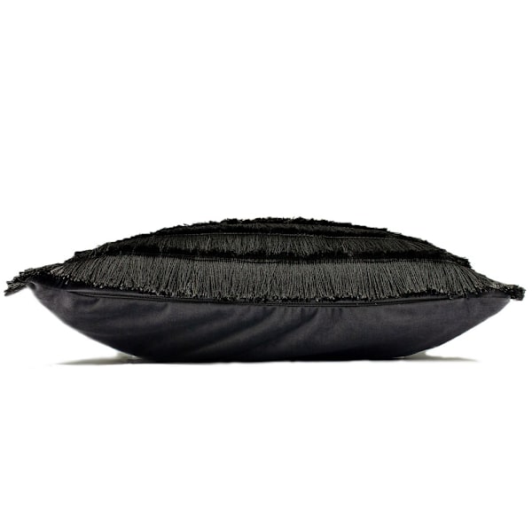 Furn Flicker Tiered Fringe Kuddfodral 45 x 45 cm Grafit Graphite 45 x 45 cm