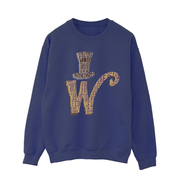 Willy Wonka Dam/Dam W Logo Hat Sweatshirt 5XL Marinblå Navy Blue 5XL