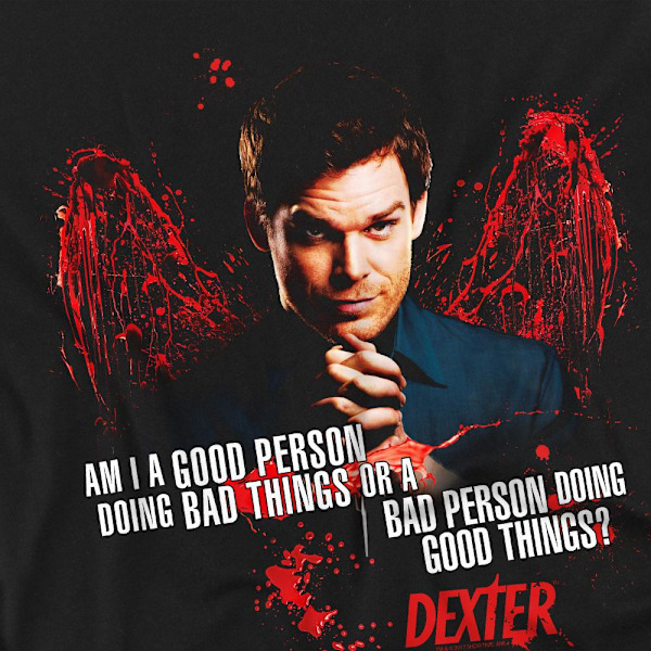 Dexter Herr Good Bad T-Shirt XXL Svart Black XXL