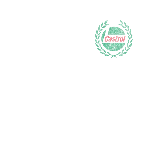 Castrol Unisex Wreath T-shirt L Vit White L