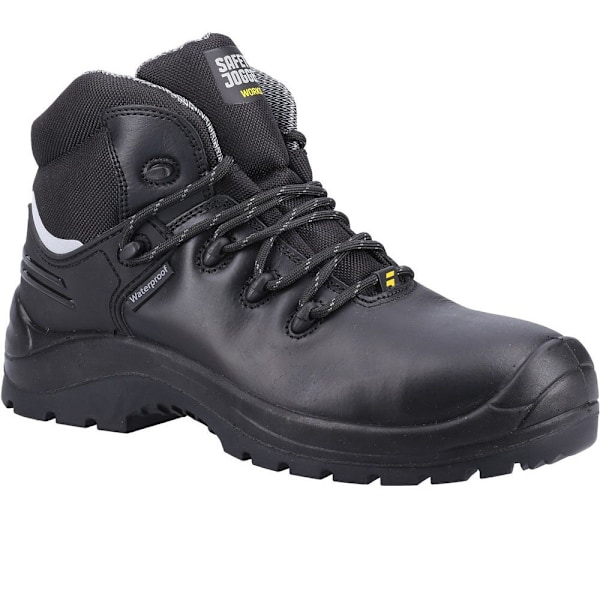 Safety Jogger Vattentäta Lädersäkerhetskängor för Herrar 9 UK Svart Black 9 UK