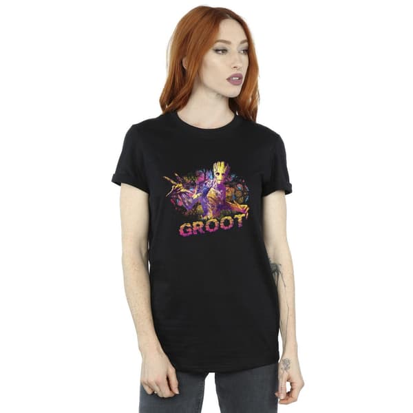Marvel Dam/Dam Guardians Of The Galaxy Abstract Groot Bomull Black 3XL