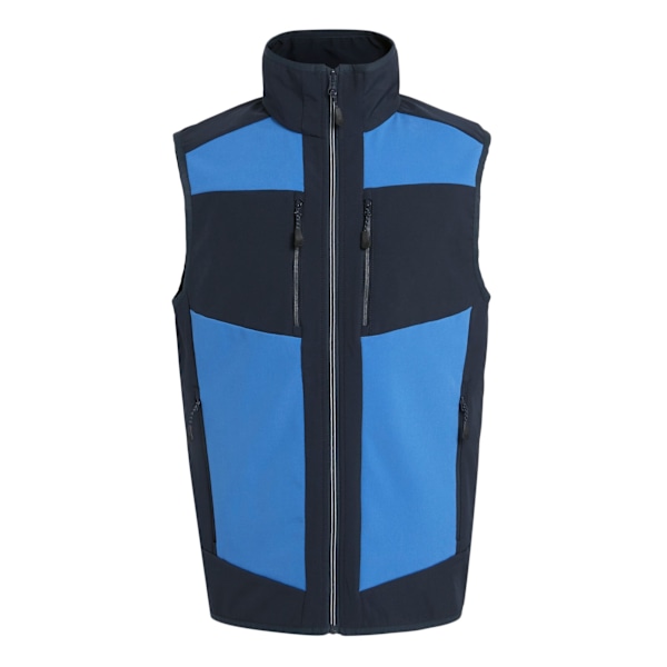 Regatta Professional Herr Colour Block Softshell Kroppsvärmare M Strong Blue/Navy M