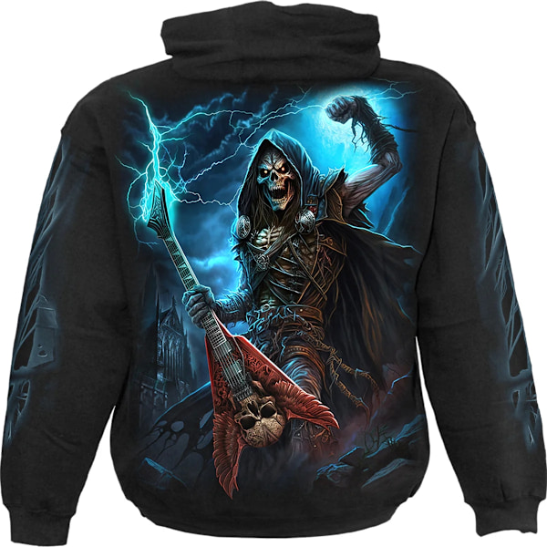 Spiral Direct Unisex Vuxen Dead Metal Hoodie XXL Svart Black XXL