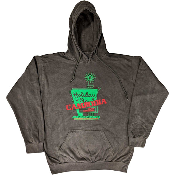 Dead Kennedys Unisex Vuxen Holiday In Cambodia Hoodie XL Charco Charcoal Grey XL