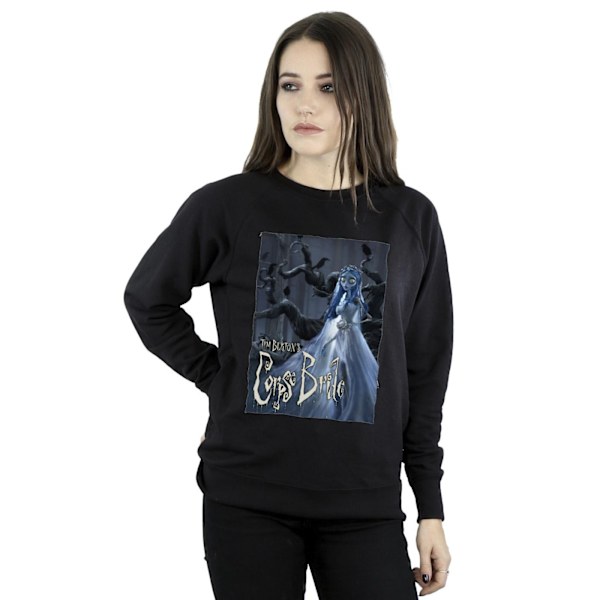 Brudgummens Lik - Kvinnors/Damers Bröllopsklänning Poster Sweatshirt S Svart Black S