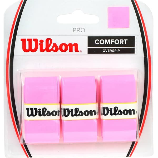 Wilson Pro Comfort Racket Overgrip (3-pack) One Size Rosa Pink One Size