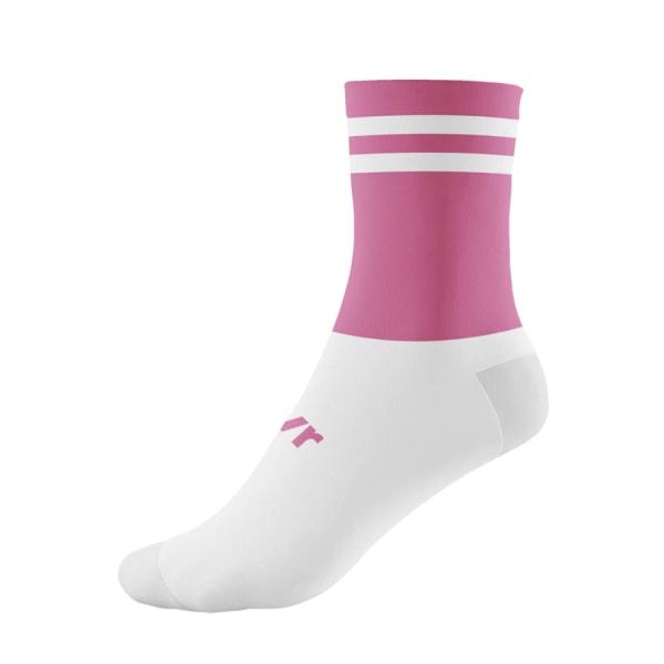 McKeever Childrens/Kids Pro Mid Calf Socks 3 UK-6 UK Rosa/Vit Pink/White 3 UK-6 UK