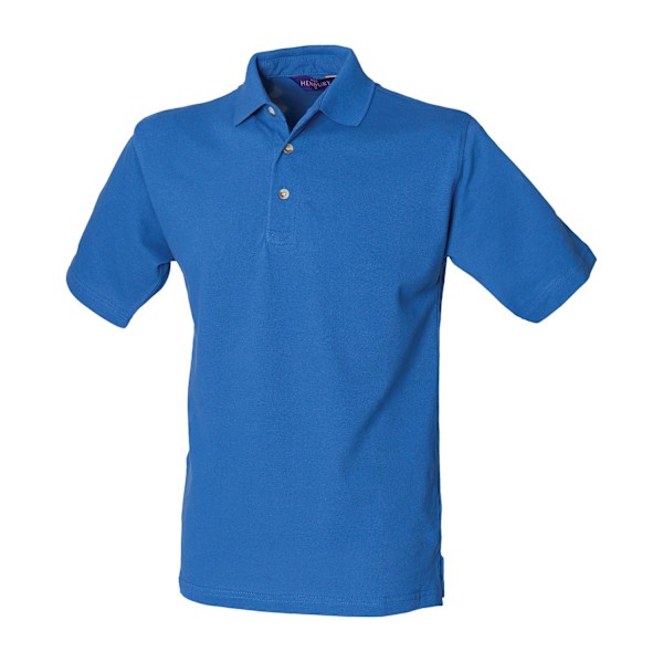 Henbury Klassisk bomullspiké tung poloskjorta M Royal Blue Royal Blue M