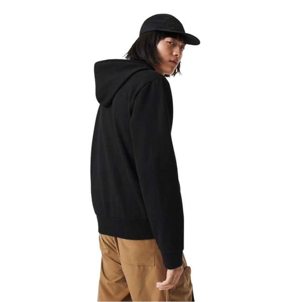 Lacoste Herr Basic Pullover Hoodie XL Svart Black XL