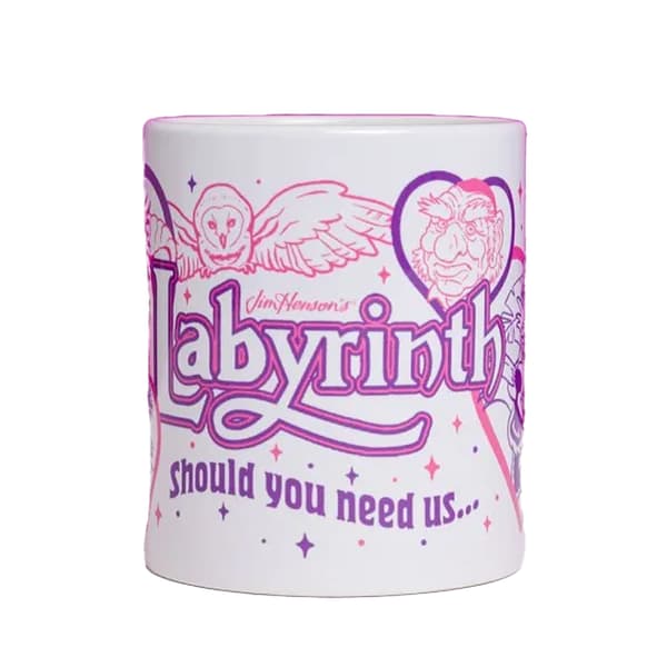 Labyrinth Friends Mugg En Storlek Vit White One Size