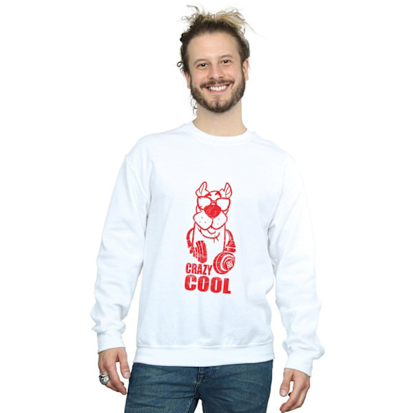 Scooby Doo Herr Crazy Cool Sweatshirt M Vit White M