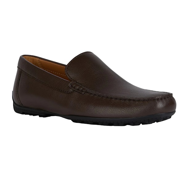 Geox Herr U Kosmopolis Läder Grip Mockasiner 7 UK Mörkbrun Dark Brown 7 UK