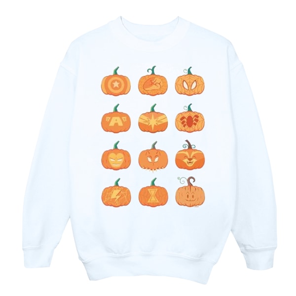Marvel Mens Avengers Halloween Pumpkin Sweatshirt 4XL Vit White 4XL
