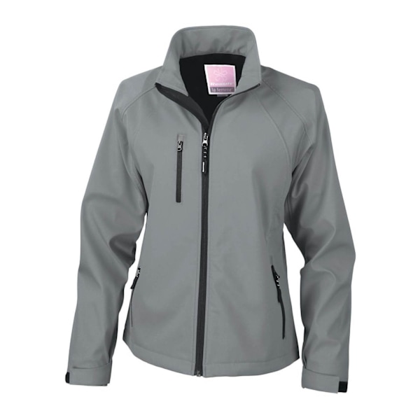 Result Dam/Kvinnor La Femme® 2 Lag Bas Softshell Andningsbar Silver Grey XL