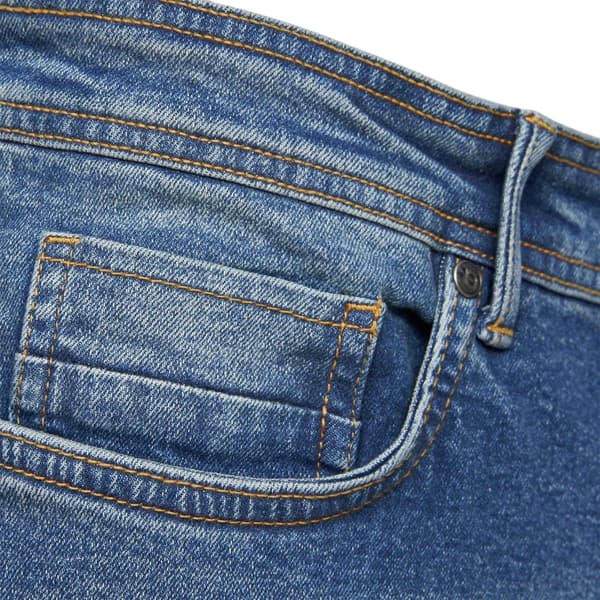 Crosshatch Herr Buraca Stonewashed Slim Jeans 36S Blå Blue 36S