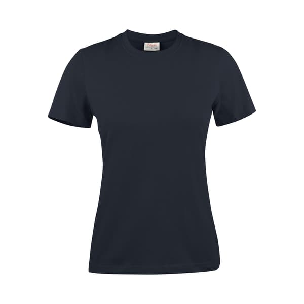 Printer Dam/Kvinnor Tung T-shirt S Mörkblå Dark Navy S