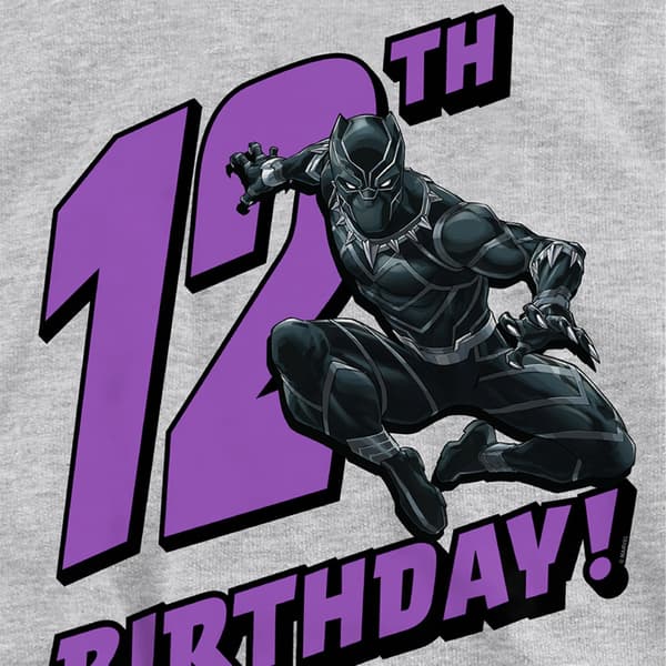 Black Panther Barn/Barn Heather Tröja 12-årsdag Ho Athletic Heather 5-6 Years