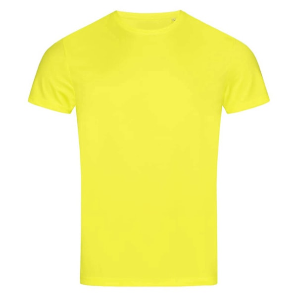 Stedman Herr Active Sport T-shirt L Cyber Gul Cyber Yellow L