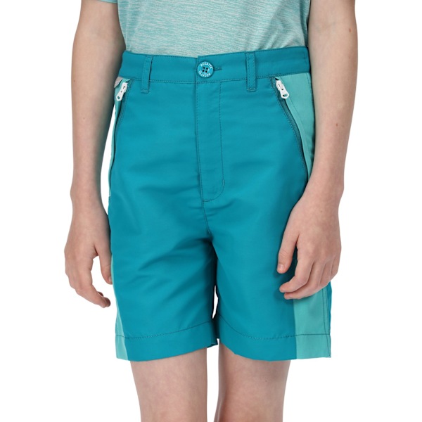 Regatta Sorcer II Bergshorts för barn 7-8 år Emalj/Turkos Enamel/Turquoise 7-8 Years