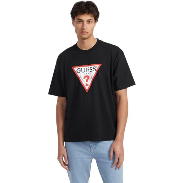 Guess Herrjeans Iconic T-Shirt L Svart Black L