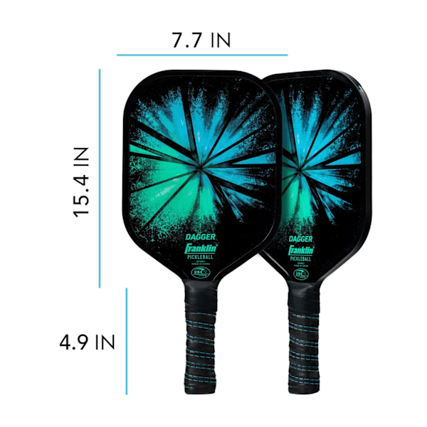 Franklin Dagger Pickleball Paddel och Bollset, En Storlek, Flerfärgad Multicoloured One Size
