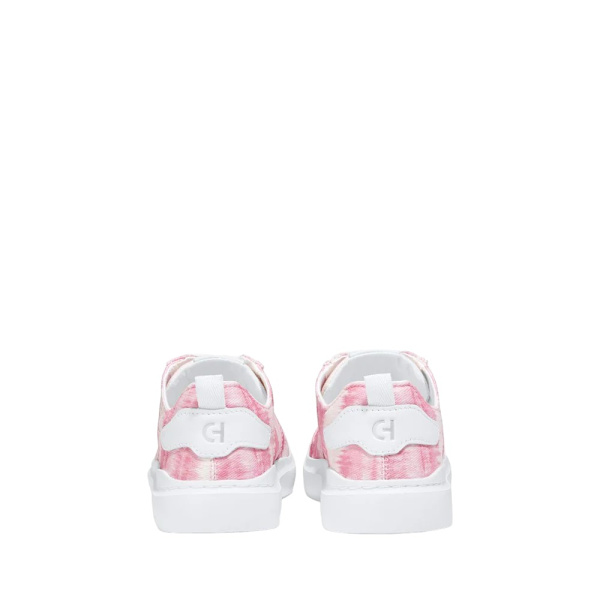 Cole Haan Dam/Damer GrandPro Rally Tie Dye Canvas Court Tra Pink/Optic White 6 UK